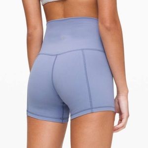 Lululemon 4" ALIGN SHORTS IN TEMPEST BLUE